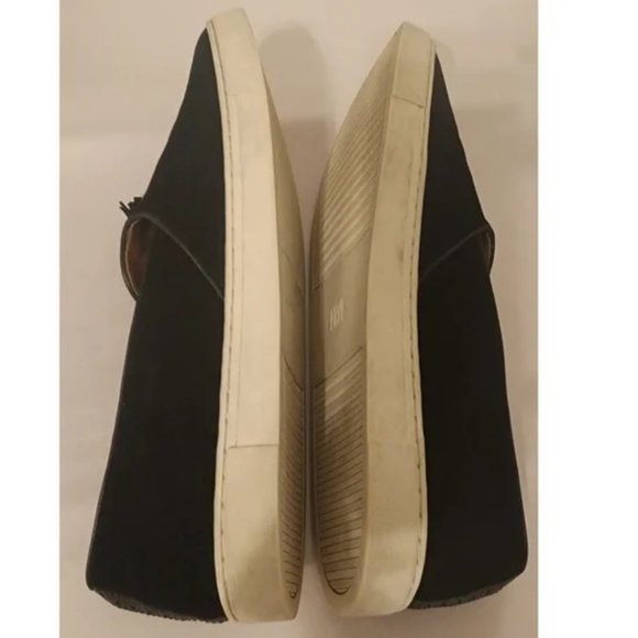 Frye Women's Loafers Black Suede Gemma Tassel - 10 - Picture 8 of 10